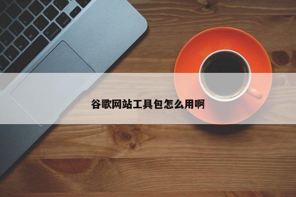 谷歌網(wǎng)站工具包怎么用啊