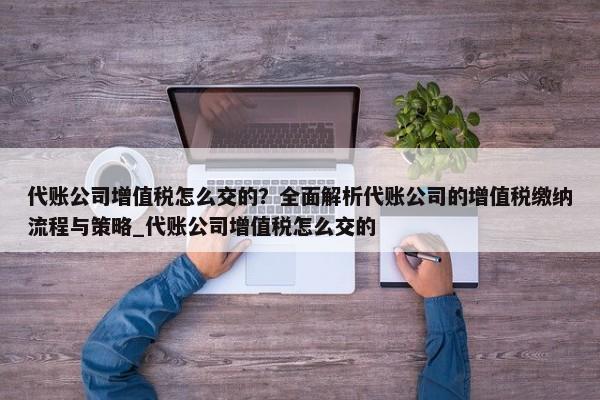 代賬公司增值稅怎么交的？全面解析代賬公司的增值稅繳納流程與策略_代賬公司增值稅怎么交的