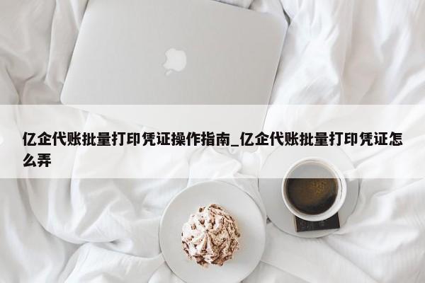 億企代賬批量打印憑證操作指南_億企代賬批量打印憑證怎么弄