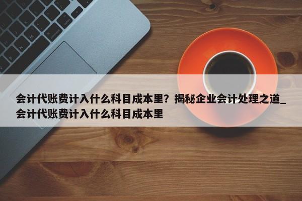 會計代賬費計入什么科目成本里？揭秘企業(yè)會計處理之道_會計代賬費計入什么科目成本里