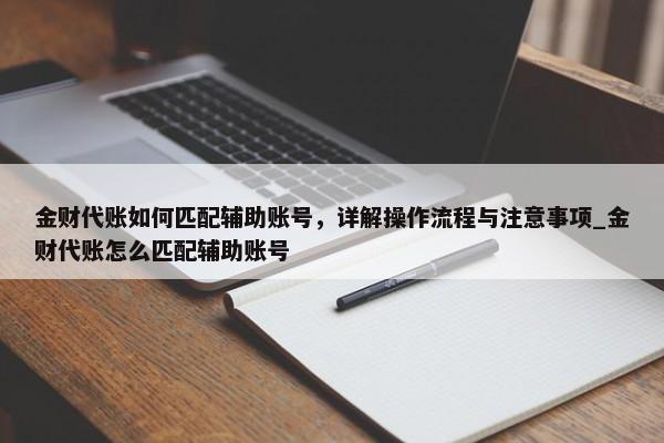 金財代賬如何匹配輔助賬號，詳解操作流程與注意事項_金財代賬怎么匹配輔助賬號