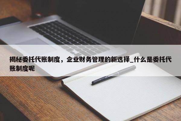 揭秘委托代賬制度，企業(yè)財(cái)務(wù)管理的新選擇_什么是委托代賬制度呢