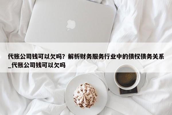 代賬公司錢可以欠嗎？解析財務服務行業(yè)中的債權債務關系_代賬公司錢可以欠嗎