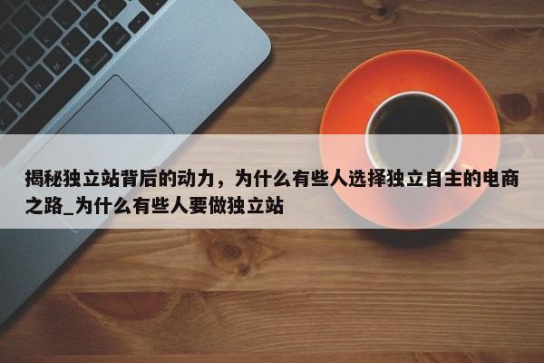 揭秘獨立站背后的動力，為什么有些人選擇獨立自主的電商之路_為什么有些人要做獨立站