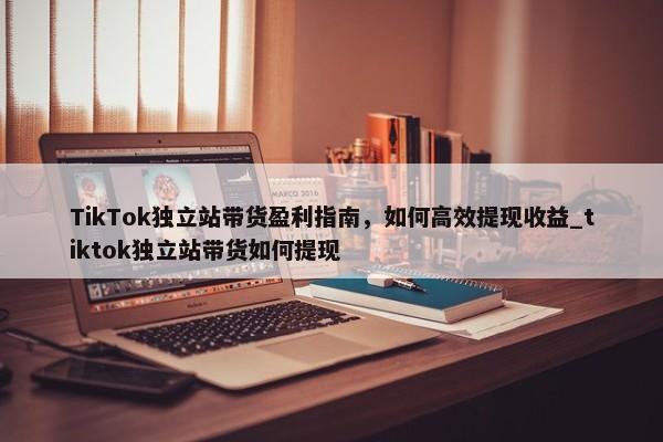 TikTok獨立站帶貨盈利指南，如何高效提現(xiàn)收益_tiktok獨立站帶貨如何提現(xiàn)